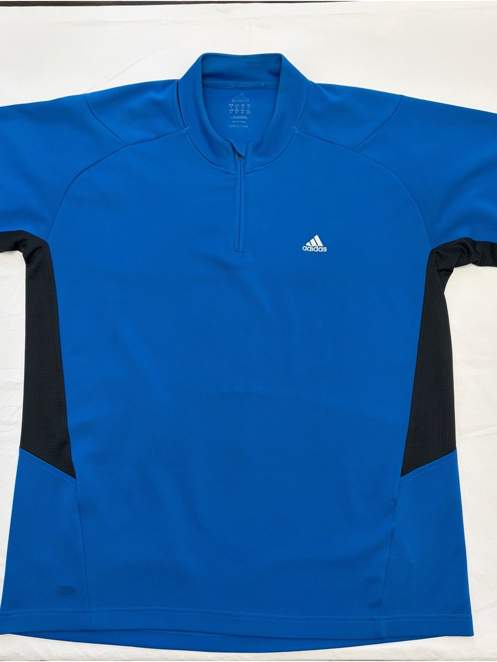 Adidas Royal Blue Climate Athletic Jersey with Black Trim Size XL